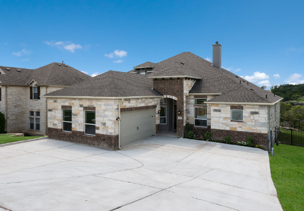 Large brick home exterior photo