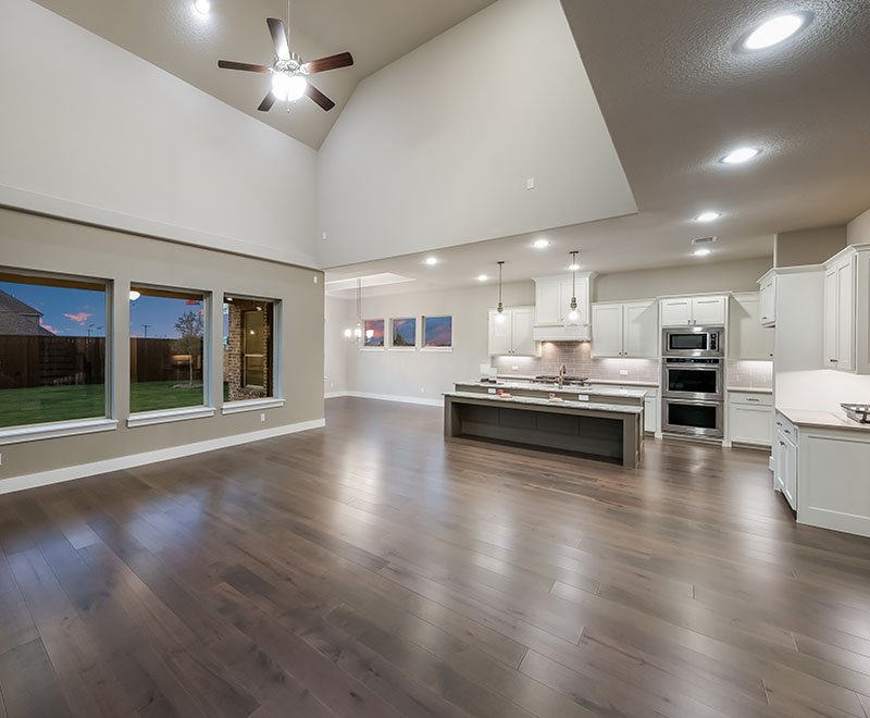 Interior view of a luxury home