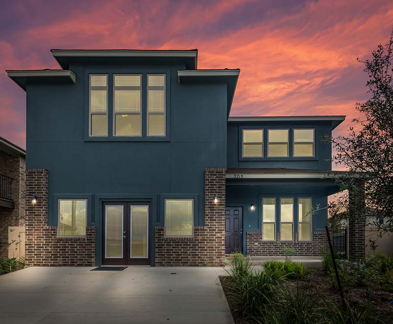 Twilight Photography of a modern home