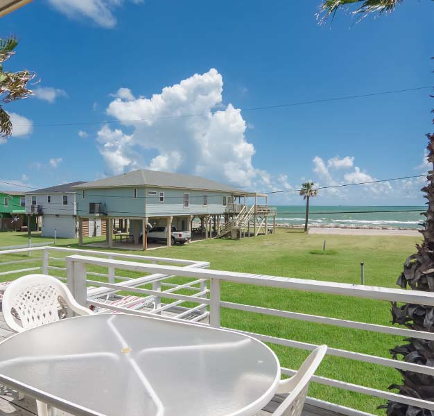 Beach front view