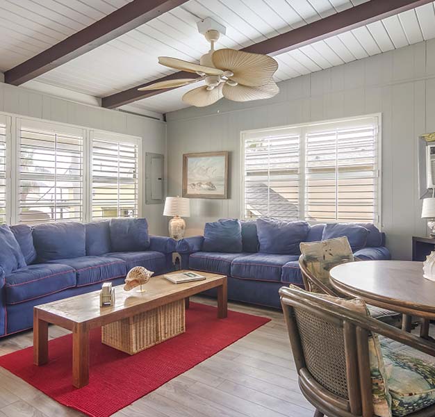 Beach house living room